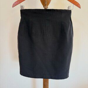Nina K Women's Size 6 Black Pencil Mini Skirt